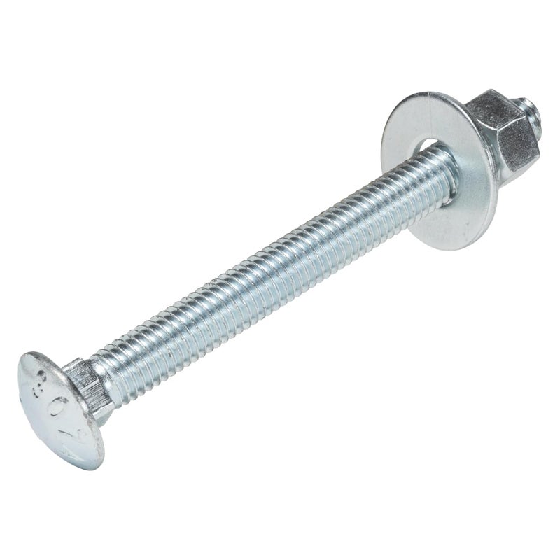 MAKERS BOLT 1/2" x 5" (25 Pack) Zinc Carriage Bolt Kit, Grade 307A by - Image 1